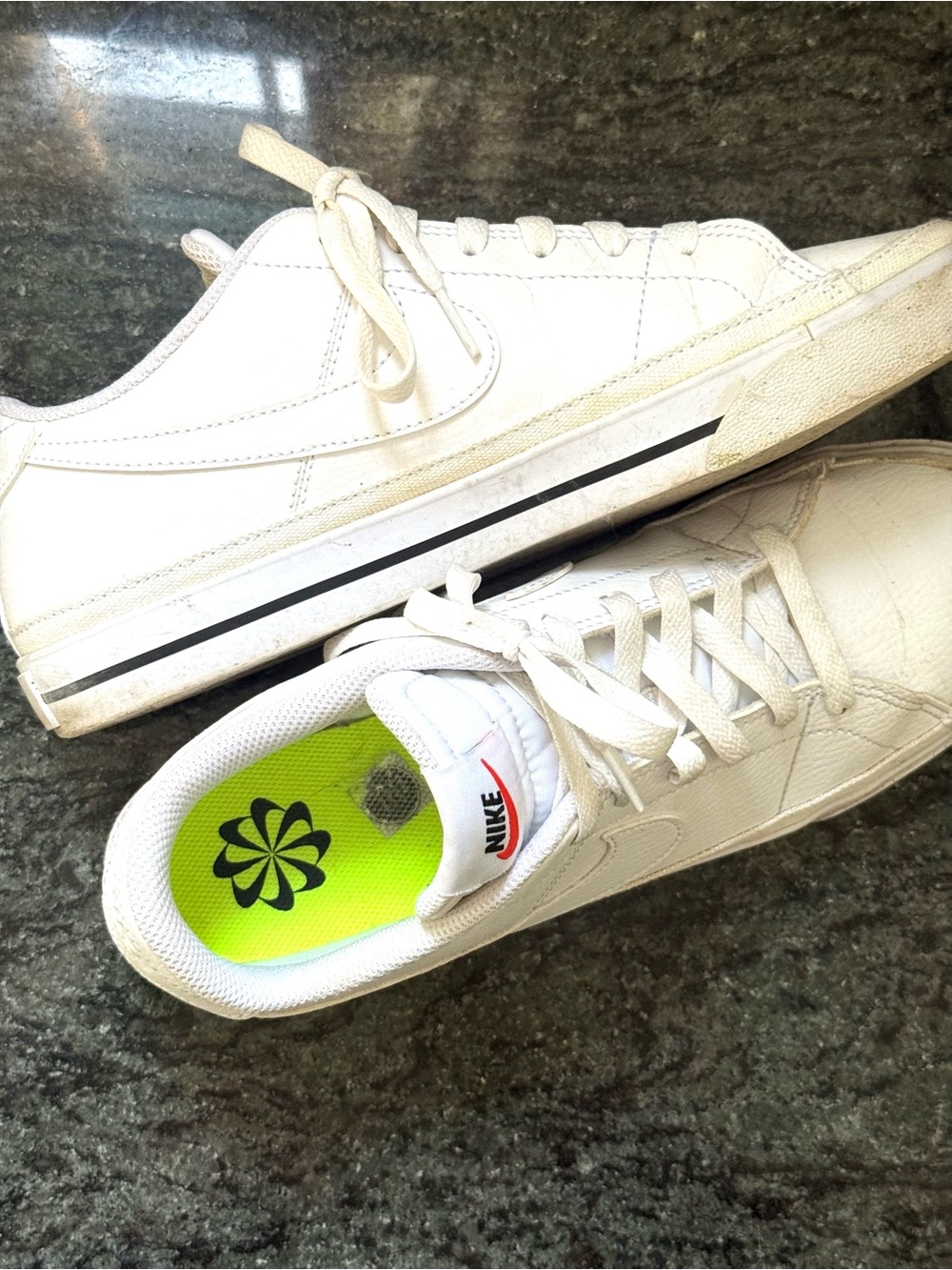 Nike Women’s White Court Legacy Next Nature Low-Top Leather Sneakers
